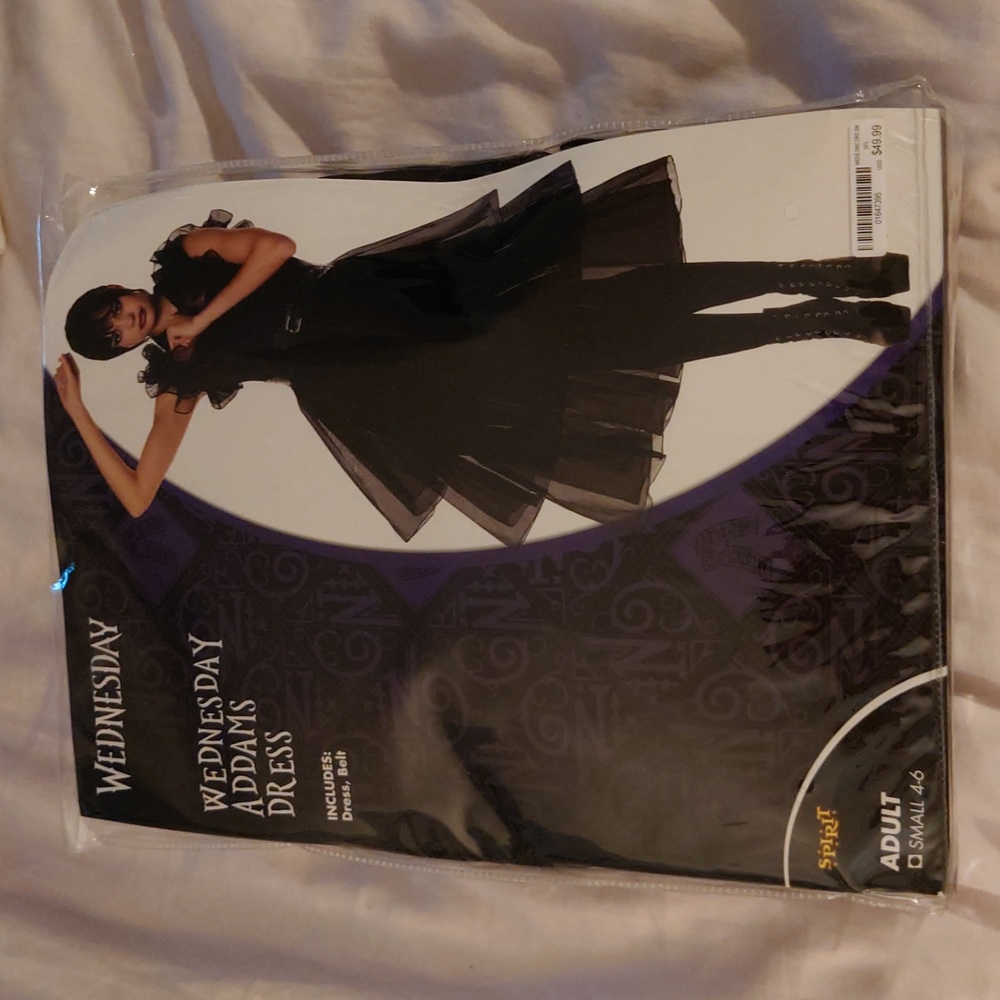 Wednesday Addams Dance Dress Adult S spirit Halloween brand new, never worn